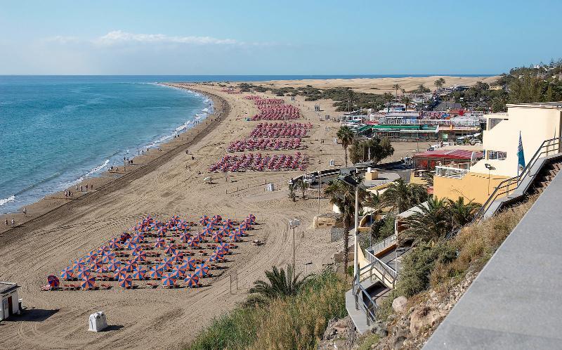 Apartamentos Tamaran Playa del Inglés Exterior foto